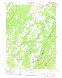 Hanging Rock 1973 topographic map thumbnail