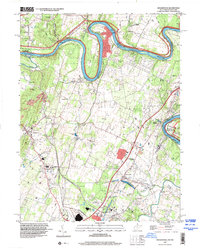 Hedgesville 1997 topographic map thumbnail