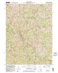 Hundred 1998 topographic map thumbnail