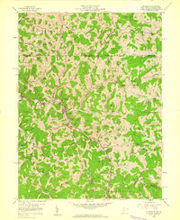 Hundred 1958 topographic map preview