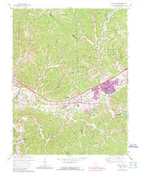 Hurricane 1972 topographic map thumbnail