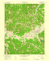 Hurricane 1958 topographic map thumbnail