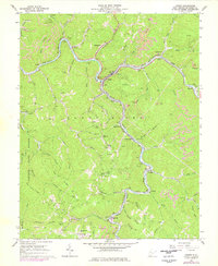 Iaeger 1964 topographic map thumbnail