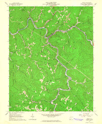 Iaeger 1964 topographic map thumbnail