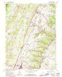 Inwood 1966 topographic map preview
