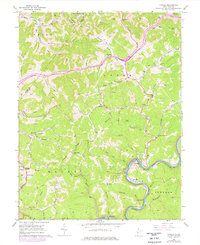 Ivydale 1966 topographic map thumbnail
