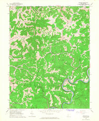 Ivydale 1966 topographic map thumbnail
