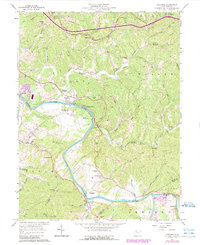 Kanawha 1957 topographic map thumbnail