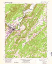 Keyser 1949 topographic map thumbnail