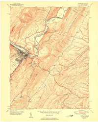 Keyser 1951 topographic map thumbnail