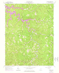 Kiahsville 1962 topographic map thumbnail