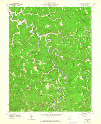 Kiahsville 1962 topographic map thumbnail