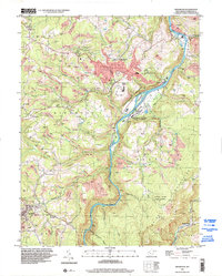 Kingwood 1997 topographic map thumbnail