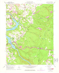 Lake Lynn 1960 topographic map thumbnail