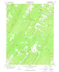 Largent 1973 topographic map thumbnail