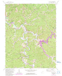 Lavalette 1972 topographic map thumbnail