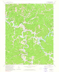 Lavalette 1972 topographic map thumbnail