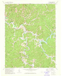 Lavalette 1972 topographic map thumbnail