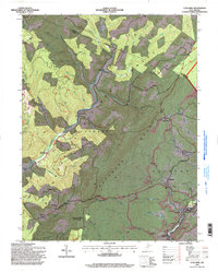 Lead Mine 1995 topographic map thumbnail