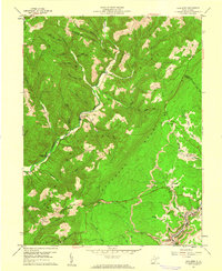 Lead Mine 1959 topographic map thumbnail