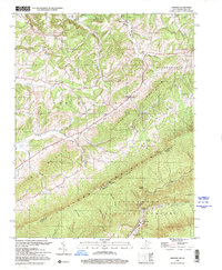 Lindside 1998 topographic map thumbnail