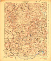 Lobelia 1925 topographic map thumbnail