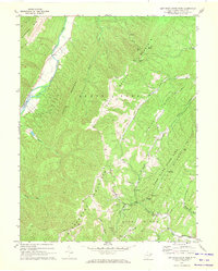 Lost River State Park 1967 topographic map thumbnail