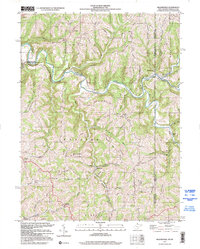 Majorsville 1997 topographic map thumbnail