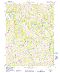 Majorsville 1959 topographic map thumbnail