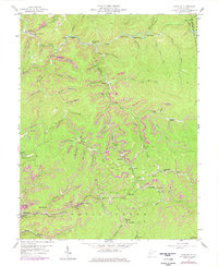 Mammoth 1957 topographic map thumbnail