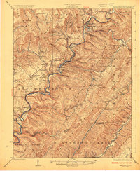 Marlinton 1925 topographic map thumbnail