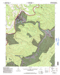 Marlinton 1995 topographic map thumbnail