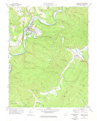 Marlinton 1977 topographic map thumbnail