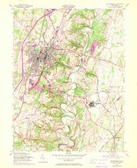 Martinsburg 1955 topographic map thumbnail