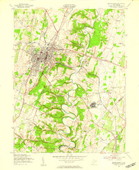 Martinsburg 1955 topographic map thumbnail