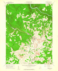 Masontown 1960 topographic map thumbnail