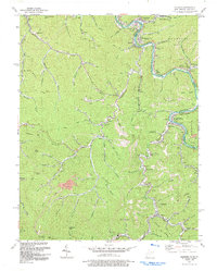 Matewan 1992 topographic map thumbnail