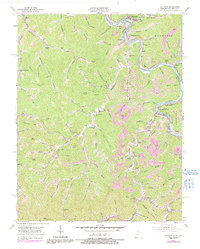 Matewan 1954 topographic map thumbnail