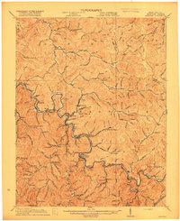 Matewan 1917 topographic map thumbnail