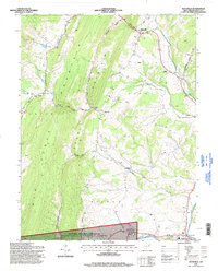 Maysville 1995 topographic map thumbnail