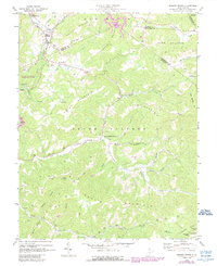 Meadow Bridge 1969 topographic map thumbnail