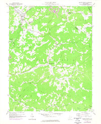 Meadow Bridge 1969 topographic map thumbnail