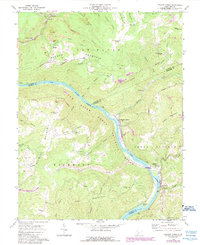 Meadow Creek 1969 topographic map thumbnail