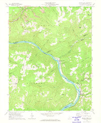 Meadow Creek 1969 topographic map thumbnail