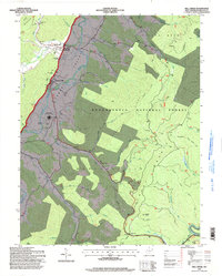 Mill Creek 1995 topographic map thumbnail