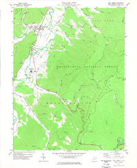 Mill Creek 1977 topographic map thumbnail