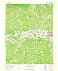 Milton 1972 topographic map thumbnail