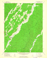 Minnehaha Springs 1962 topographic map thumbnail