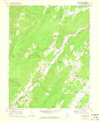 Moatstown 1968 topographic map thumbnail
