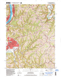Moundsville 1997 topographic map thumbnail